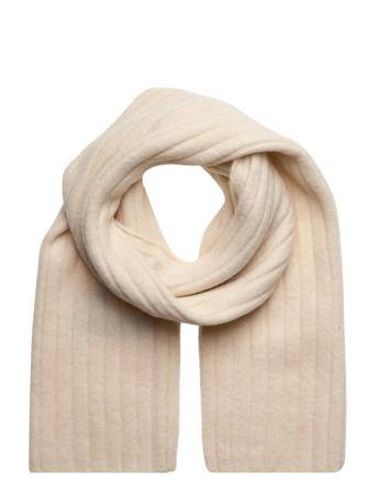 Slfsif Knit Scarf B Beige Selected Femme