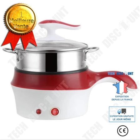 TD elektrisk stekpanna, non-stick botten i rostfritt stål Liten multifunktionell elektrisk stekpanna