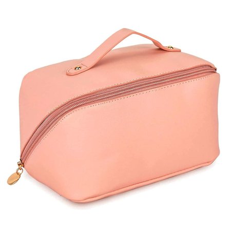 Dam sminkväska, stor kapacitet rese sminkväska, bärbar surfplatta sminkväska med stor öppning