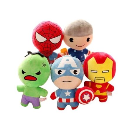 Söpö 4 tuumaa Super Heroes Pehmo lelut sarjakuva mini anime hämähäkki rauta mies avaimenperä