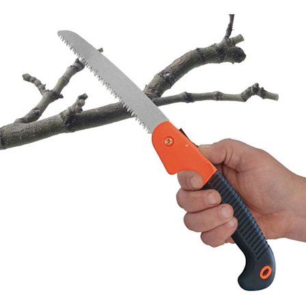 Håndsag for utendørs bruk, sammenleggbar sag for camping, overlevelse, fotturer, trimming av trær, beskjæring | Sklisikker beskjæringssag
