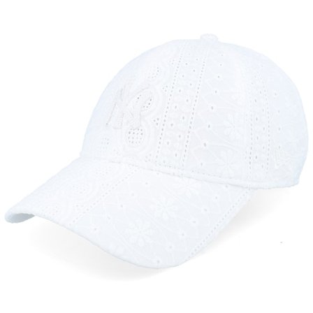 New Era - MLB Weiss Unconstructed Cap - New York Yankees Womens Broderie 9TWENTY White Dad Cap @ Hatstore