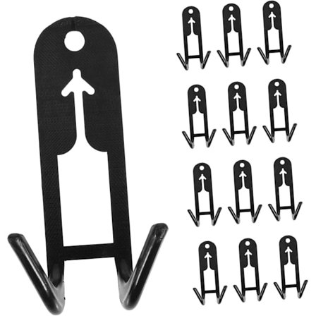 50 Stycken Melon Krok Stöd Vinranka Clips Krokar för Hängande Växter Utomhus Ros Spaljé Utomhus Tomat Clips ABS Svart