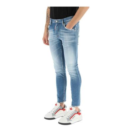 Dsquared2 Jeans , Blauw , Heren , Maat: S