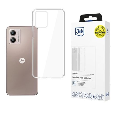 3mk Genomskinligt fodral för Motorola Moto G53 - transparent