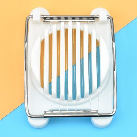 Äggskärare Rostfritt stål VIT