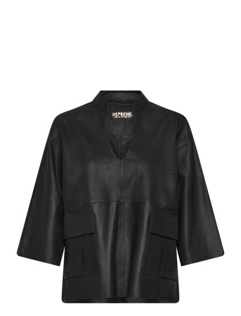 Kyledep Leather Top Black DEPECHE