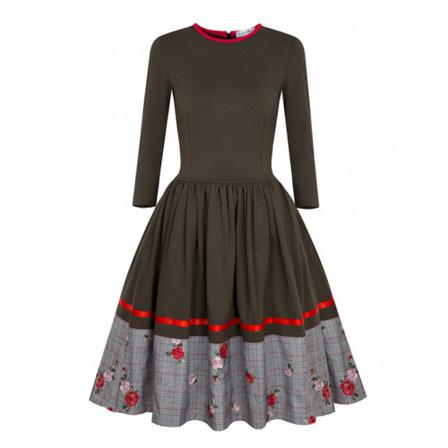 Kasia Miciak design Flared Sukienki, kobieta, Zielony