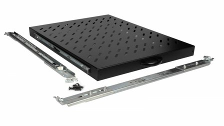 Equip Sliding Shelf 19', 1U, 800Mm,