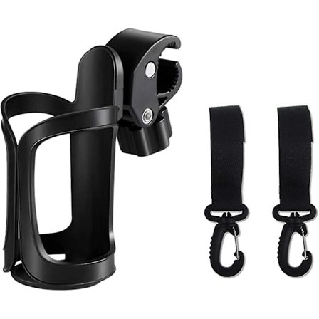 1st Universal Beverage Barnvagn Mjölkkoppshållare + 2st Barnvagnskrokar