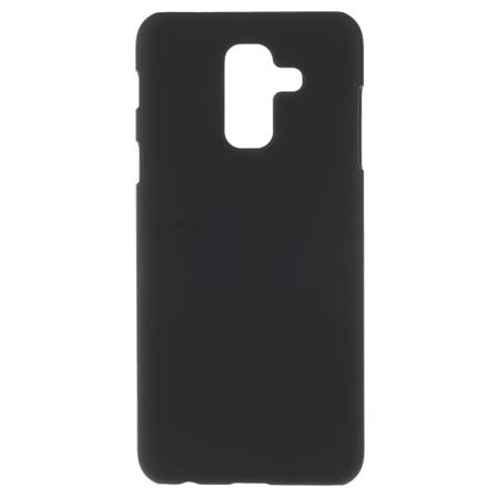 Til Samsung Galaxy S9 Plus Gummibelagt hård plastik taske - Sort Black