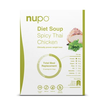 Nupo Nupo Suppe - Spicy Thai Chicken 384 g, Helse & Madvarer, Madvarer, Færdigretter
