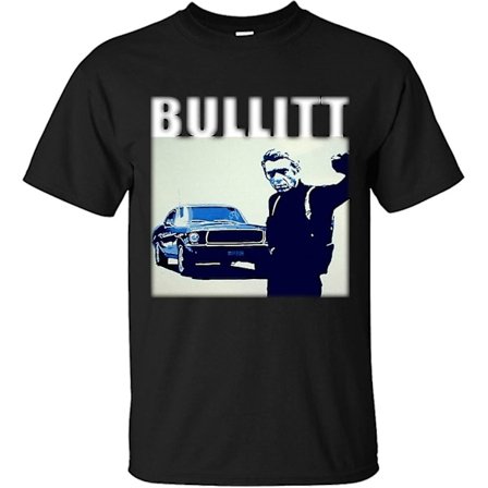 Xtoto Herr Steve Mcqueen Bullitt Klassisk film Olika Coola T-shirts