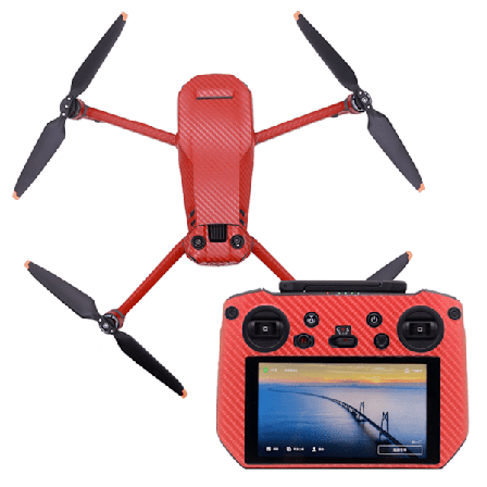 Dekorationsklistermärken för skal, Kontrollerdekaler Set för Mavic 3 Drönare Vattentät DIY Skin Dekoration Drönarkropp Stic