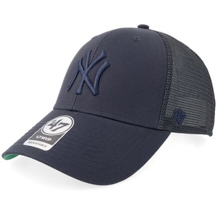 47 Brand - MLB Blå trucker Keps - New York Yankees Branson Navy Trucker @ Hatstore