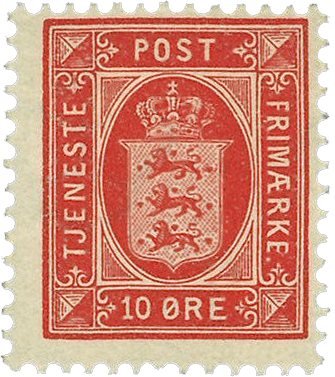 Danmark 1911 - Tjenestemærke AFA 10a - Ubrugt