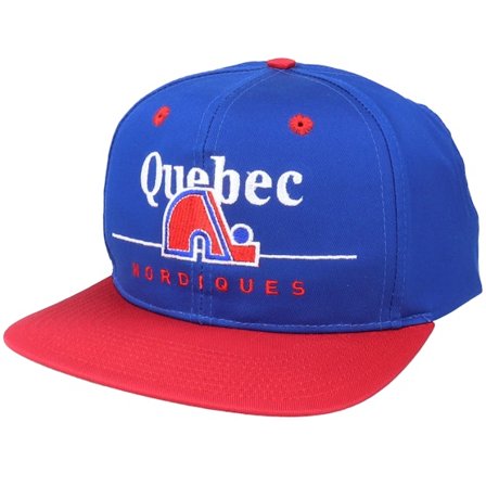 Twins Enterprise - NHL Blau Snapback Cap - Quebec Nordiques Classic NHL Vintage Blue/Red Snapback @ Hatstore