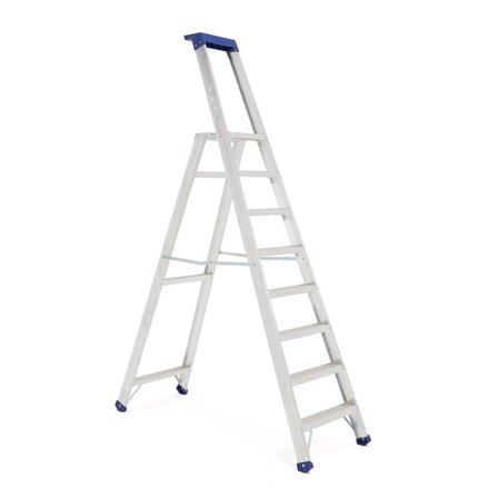 Trappstege, 8 steg, höjd: 1830 mm