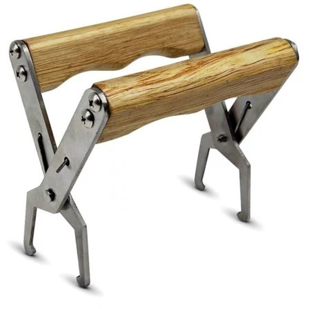 Bistade ramme tang, eksport type, bistade ramme tang, træhåndtag, honningkage tang, overgangs biavl forsyninger