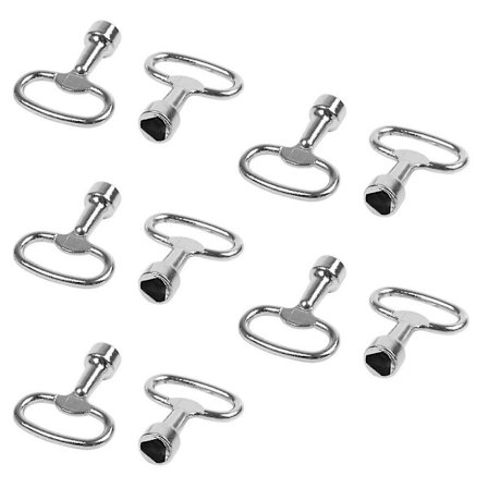 Nøkkelspor for bolt trekantformet trekantformet metallpanel 8 mm x 10