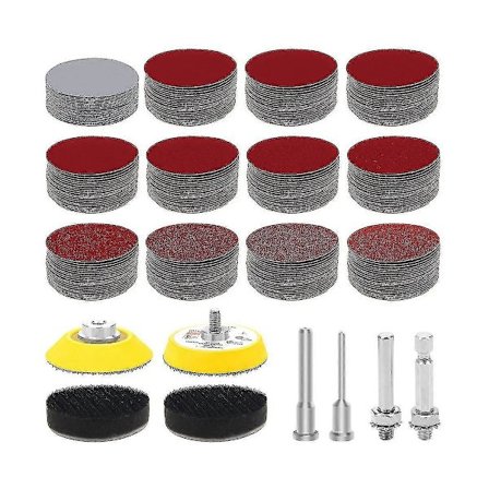 Slipeskivesett, 2-tommers slipemaskin slipeskive slipefeste for drill slipefeste