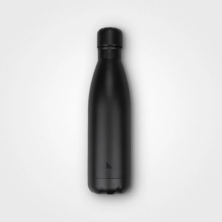 Insulated Thermal Bottle Charcoal Black | agood company