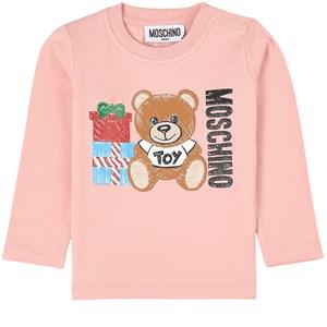 Moschino Branded Graphic T-shirt Sugar Rose - Tops - 9-12 months - Pink