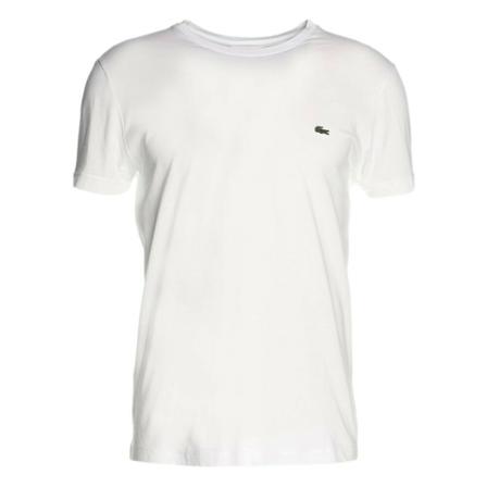 Lacoste, T-Shirts Wit, Heren, Maat:S
