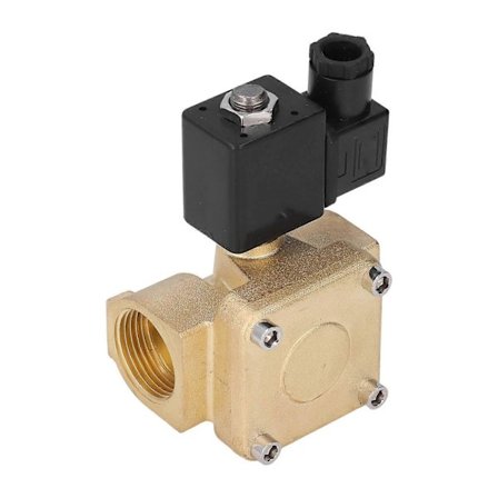 Elektrisk messingmagnetventil G1in NC 2 Positioner 2 Vejs Membran Højtryk til Vand Luft AC220V