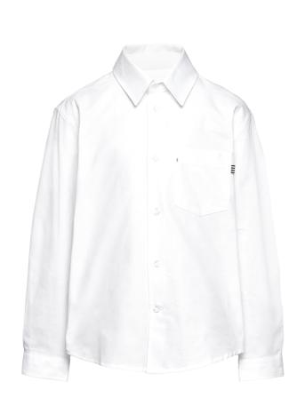 Cotton Oxford Svano Shirt Tops Shirts Long-sleeved Shirts White Mads Nørgaard