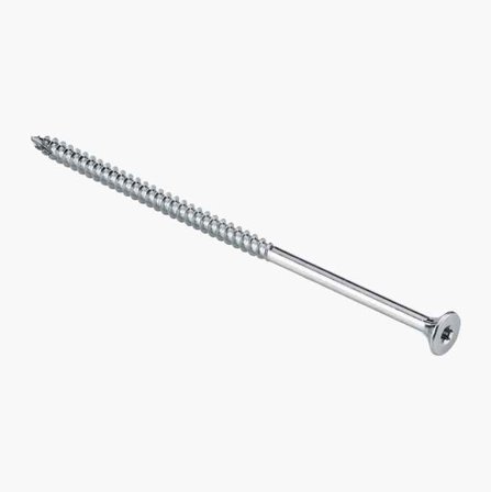 Träskruv 6 x 140 mm 100 st Elförzinkad Stål - Biltema