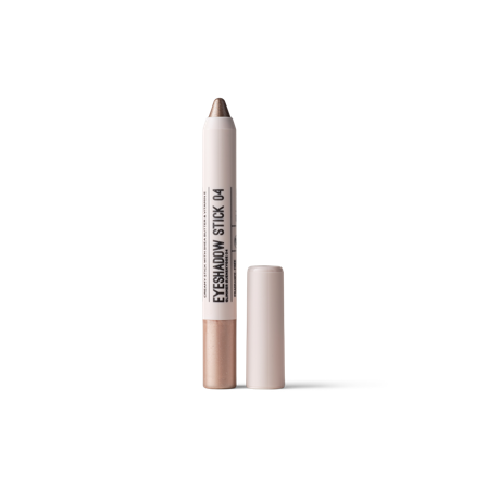 Ecooking Eyeshadow Stick 04 - Guld, Let Påførelse, Langerholdende Øjenskygge med Glimmer