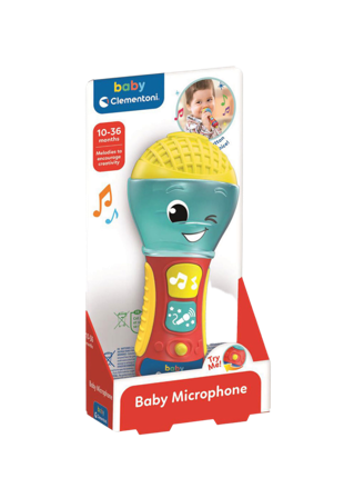 Clementoni Mikrofon Babyleksaker Unisex Flerfärgad ONESIZE