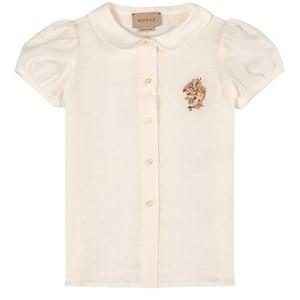 Kids - Gucci White Emroidered Blouse 24 Months - Tops - 24 months - White