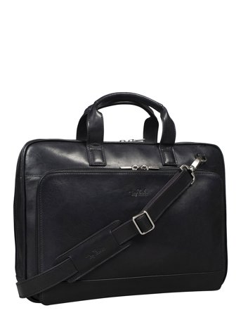 Tony Perotti 1 Compartment Laptop Bag - Black - ONE SIZE