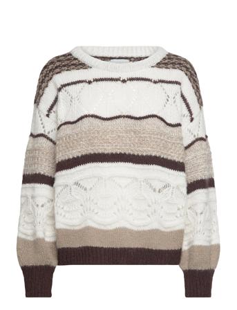 Onladina Life L/S Pullover Knt Noos Pullover Beige ONLY*Betinget Tilbud
