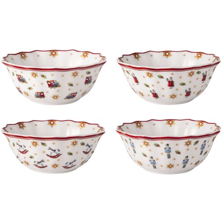 Villeroy & Boch Toy's Delight Jubilæumsskål, 4 stk. - Mix | KitchenOne