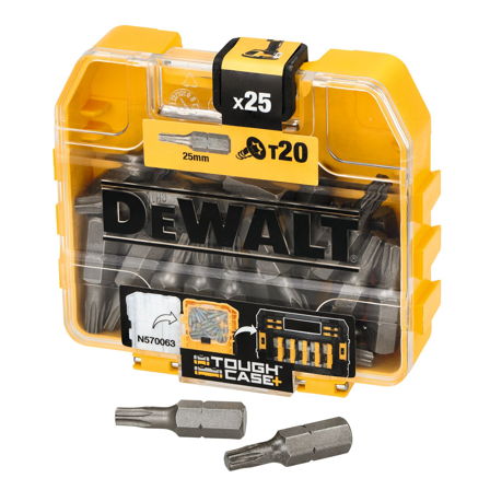 Dewalt DP42-QZ Bitssett T20 x 25 mm, 25-pakning, Maskintilbehør & forbruk