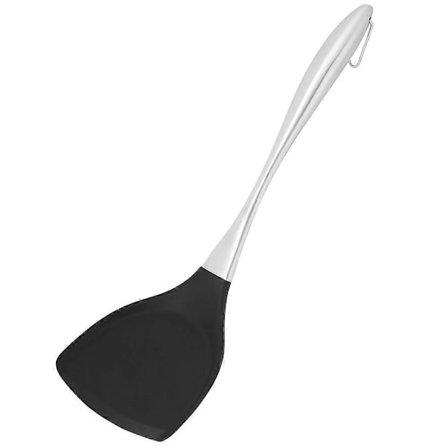 Køkken Madlavning Rustfrit Stål Håndtag Silikone Spatel Pande Stegning Bagning Gadget Værktøj