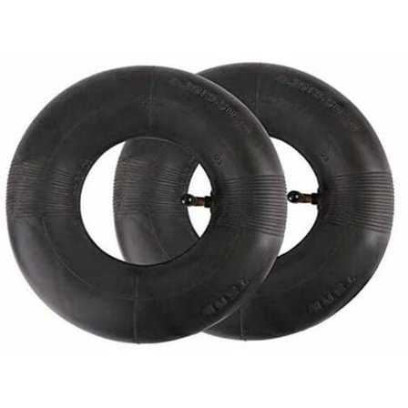 Sæt med 2 slanger 410 / 350 - 6 mikro - kultivator 4.10 / 3.50-6 pneumatisk vinkel havemaskine til vogn, transportvogn, havevogn, plæneklipper