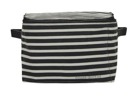 House Doctor Canva Oppbevaring Svart-Hvit 27x35