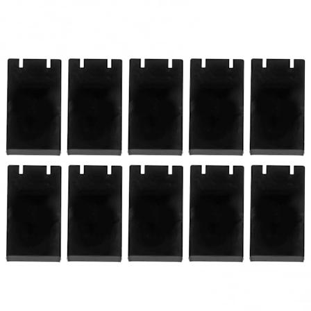 Akryl ørepynt holder arrangør 10 stk smykker oppbevaring display stativ for ørepynt svart
