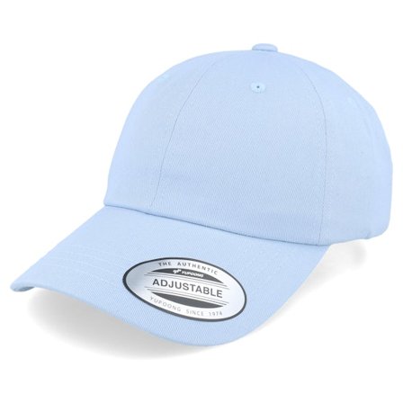 Yupoong - Ble unconstructed Czapka Z Daszkiem - Light Blue Dad Cap @ Hatstore