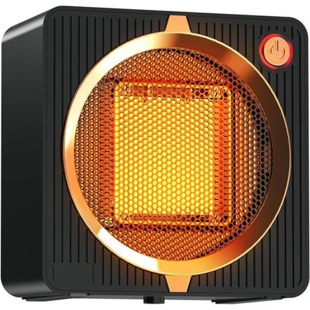 Portable Heater 500W Electric Heater with PTC for Desk, Office and Home