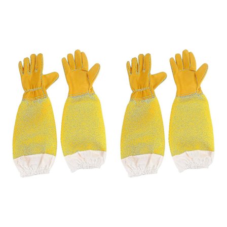 Mehiläistarhaajan käsineet, hengittävät pitkähihaiset mehiläistarhaajan käsineet