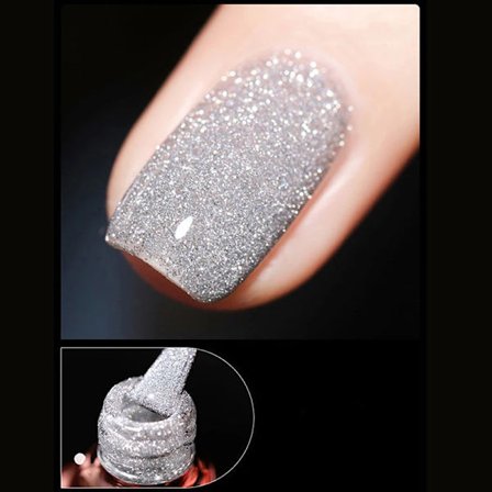 7,5 ml Glitter Neglelak Soak Off UV Led Neglelak Negle маникюр