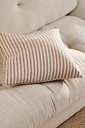 Jotex - Kissenbezug 50x50 Cm braun/weiß - HERIBERT - Kaufe Dekokissen und Kissenbezüge bei Jotex