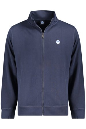 North Sails Felpa Con Zip Uomo Blu