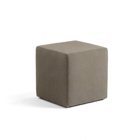 Siddeblok CASUAL, 500x500 mm, stof CURA, taupe
