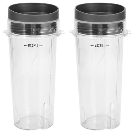 Ninja 16oz Mugg Ersättning - Bl770 Bl780 Bl660 Blender (2-pack)
